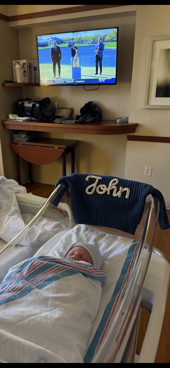 jpizz422's tweet photo. Little guy was born same day as @McIlroyRory winning the Player’s and Rory just won @TheMasters. #GoodluckCharm https://t.co/BBzqbWDYt3