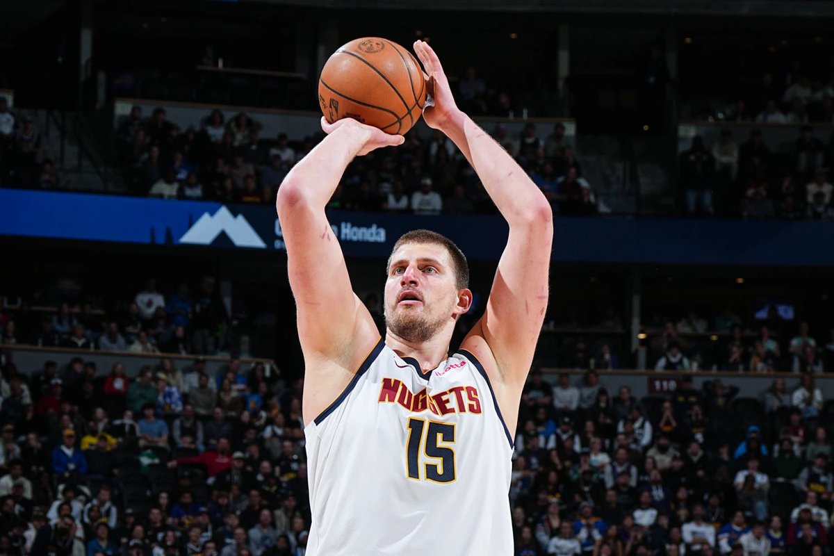 Nuggets World π (@nuggetsworldd) on Twitter photo Nikola JokiΔ This Season
#3 in PTS
#2 in REB
#2 in AST
#2 in STL
#9 in FG%
#20 in 3P%
34 Triple-Doubles
MVP. Nikola JokiΔ This Season
#3 in PTS
#2 in REB
#2 in AST
#2 in STL
#9 in FG%
#20 in 3P%
34 Triple-Doubles
MVP.
