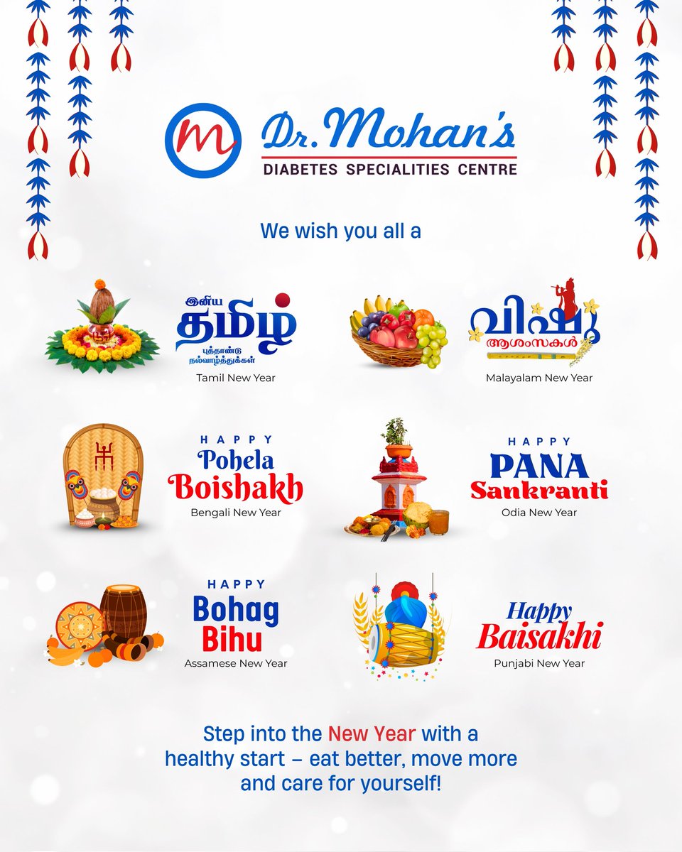 Happy New Year to Everyone! 

On this special day, we join in the joyous celebrations of Tamil Puthandu, Vishu, Pana Sankranti, Pohela Boishakh, Bohag Bihu and Baisakhi!

May this new year bring good health, happiness and harmony into your lives.