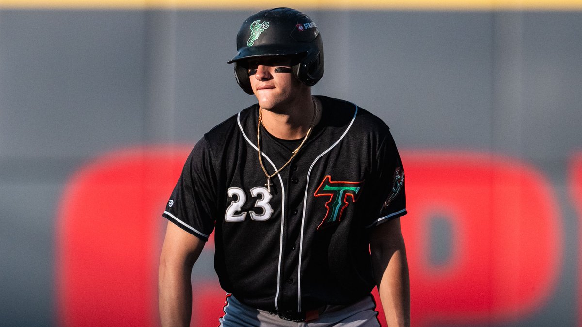 Coby Mayo was impossible to get out this weekend. Literally!

MLB's No. 13 prospect (#Orioles) showcased his immense potential by reaching base safely in all nine of his Triple-A plate appearances: atmlb.com/4j5jIXn