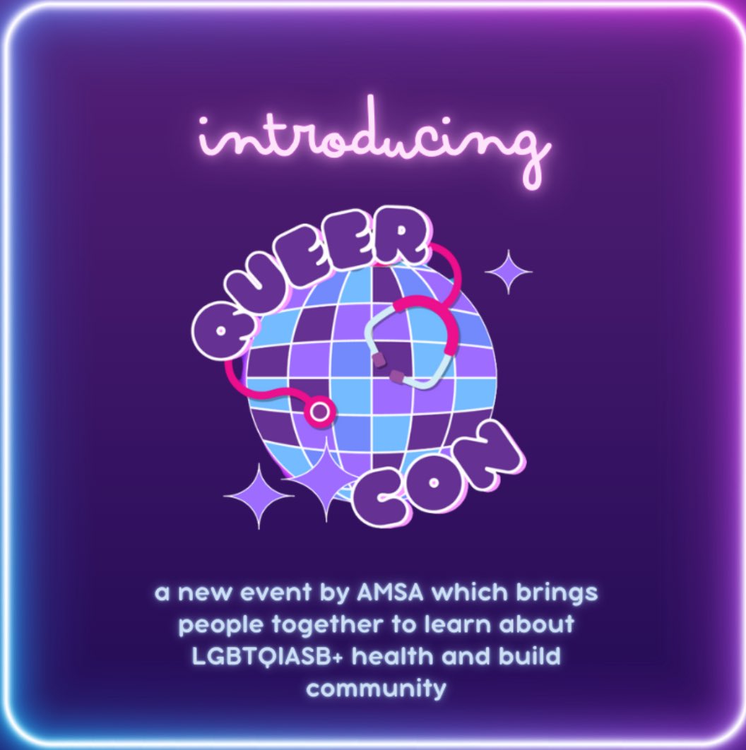 Drs4Drs is thrilled to promote the inaugural AMSA Queer Con from June 20-22, 2025 in Melbourne! This initiative is designed to connect, inform, and empower queer medical students and allies. Find out more: amsa.org.au/calendar/queer… 

<a href="/yourAMSA/">AMSA Australia</a> 

#Drs4Drs #QueerCon2025 #LGBTQIASB