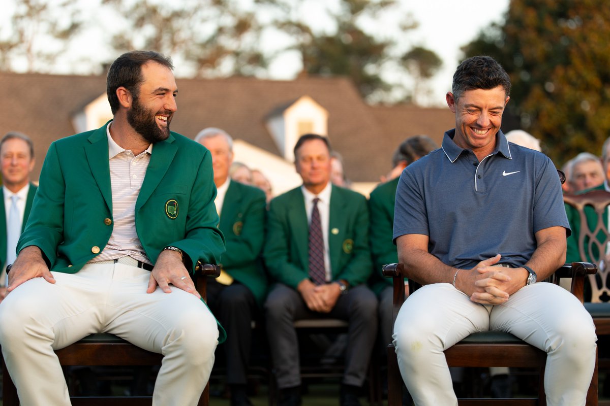 TheMasters's tweet photo. From one champion to another. #themasters https://t.co/upic2rSwbw