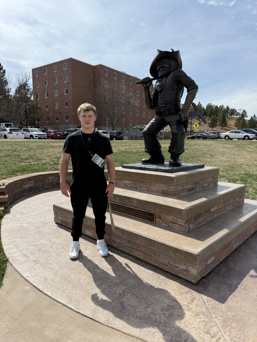 Thank you <a href="/CoachRSales/">Rob Sales</a> and <a href="/HardrockerFB/">South Dakota Mines Football</a> for a great visit!

<a href="/CoachPerrone/">Coach Perrone (My Recruits)</a> <a href="/CoachRSales/">Rob Sales</a> <a href="/HardrockerFB/">South Dakota Mines Football</a> <a href="/CoPreps/">Colorado Prep Report</a> <a href="/CSAPrepStar/">PREPSTAR</a> <a href="/PrepRedzoneCO/">Prep Redzone Colorado</a> <a href="/tauer34/">Coach Auer</a> <a href="/IanPennock25/">Ian Pennock⭐️⭐️⭐️</a> <a href="/LandonPennock/">Landon Pennock</a> <a href="/BlueGreyFB/">Blue-Grey All-American Bowl</a> <a href="/ArmyBowlCombine/">USArmyBowlCombine</a>