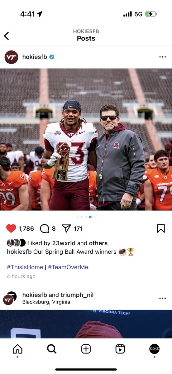 Y. N. T. ๐ค๐ฟ๐ค๐พ๐ค๐ผ (@yourenexttrain1) on Twitter photo Congrats <a href="/Thomasleew21/">ThomasโT.willโWilliams</a> on being recognized for his outstanding spring performance <a href="/HokiesFB/">Virginia Tech Football</a> Only the beginning my guy ๐คฉ๐ซก๐ #results Congrats <a href="/Thomasleew21/">ThomasโT.willโWilliams</a> on being recognized for his outstanding spring performance <a href="/HokiesFB/">Virginia Tech Football</a> Only the beginning my guy ๐คฉ๐ซก๐ #results