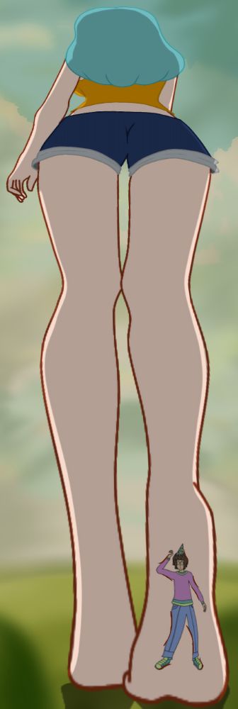 Jenny can be very kind to the little ones she meets. Although she can also be distracted and step on someone without she knowing.  

#giantess #macro #sizesky #barefeet #barefoot #soles #sizedifference