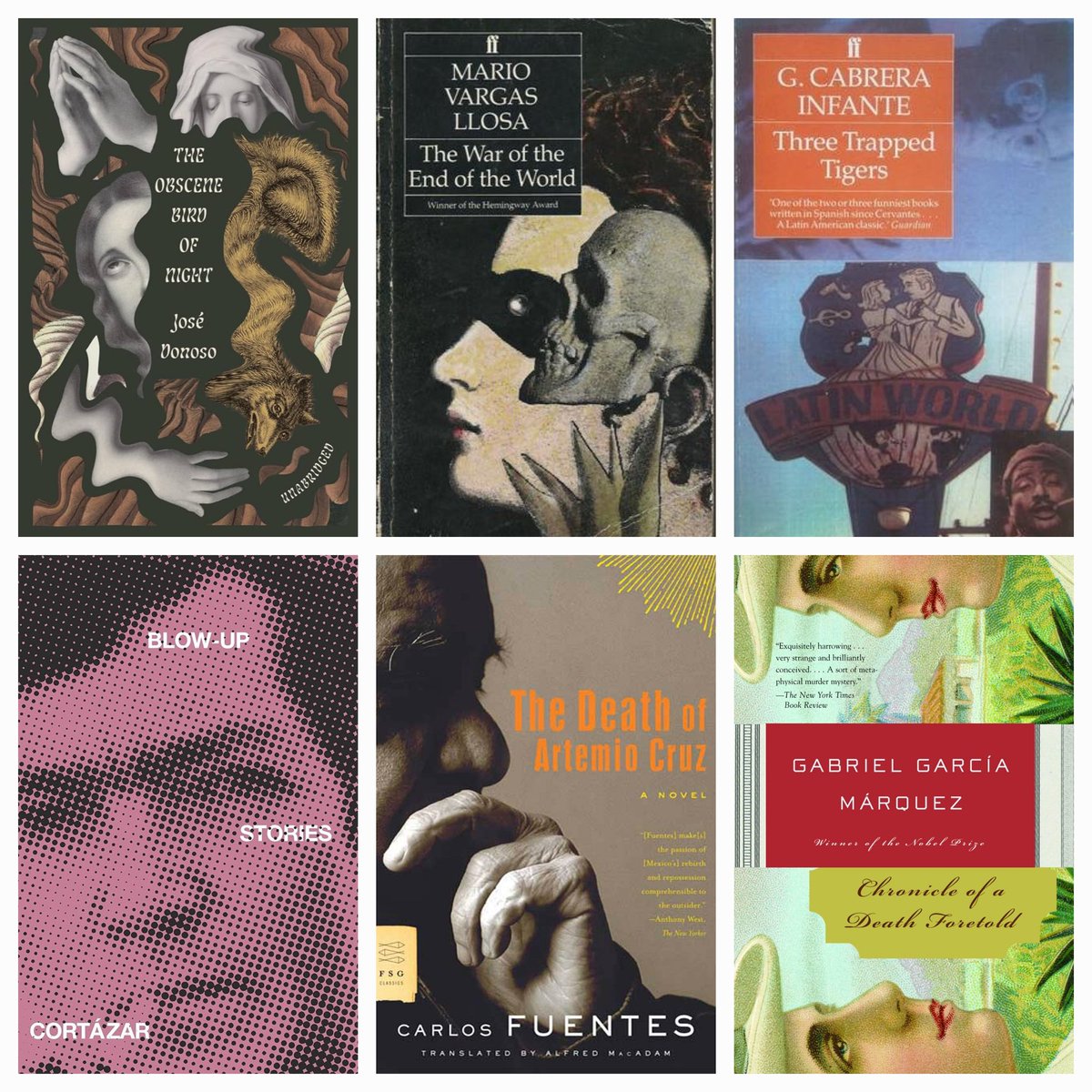 With today goes the last living author of the "Latin Boom," what José Donoso considered a marketing term, only for a few select men, who nevertheless wrote some of the greatest fiction in history. 

Most book marketing is unfortunate, but how lucky we are to have seen that Boom!
