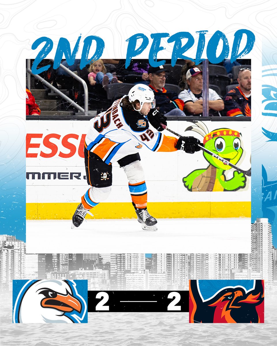 SDGullsAHL's tweet photo. and just like that it's a brand new game!

#LetsGoGulls | #SDvsCV https://t.co/Cktn4SkqnU