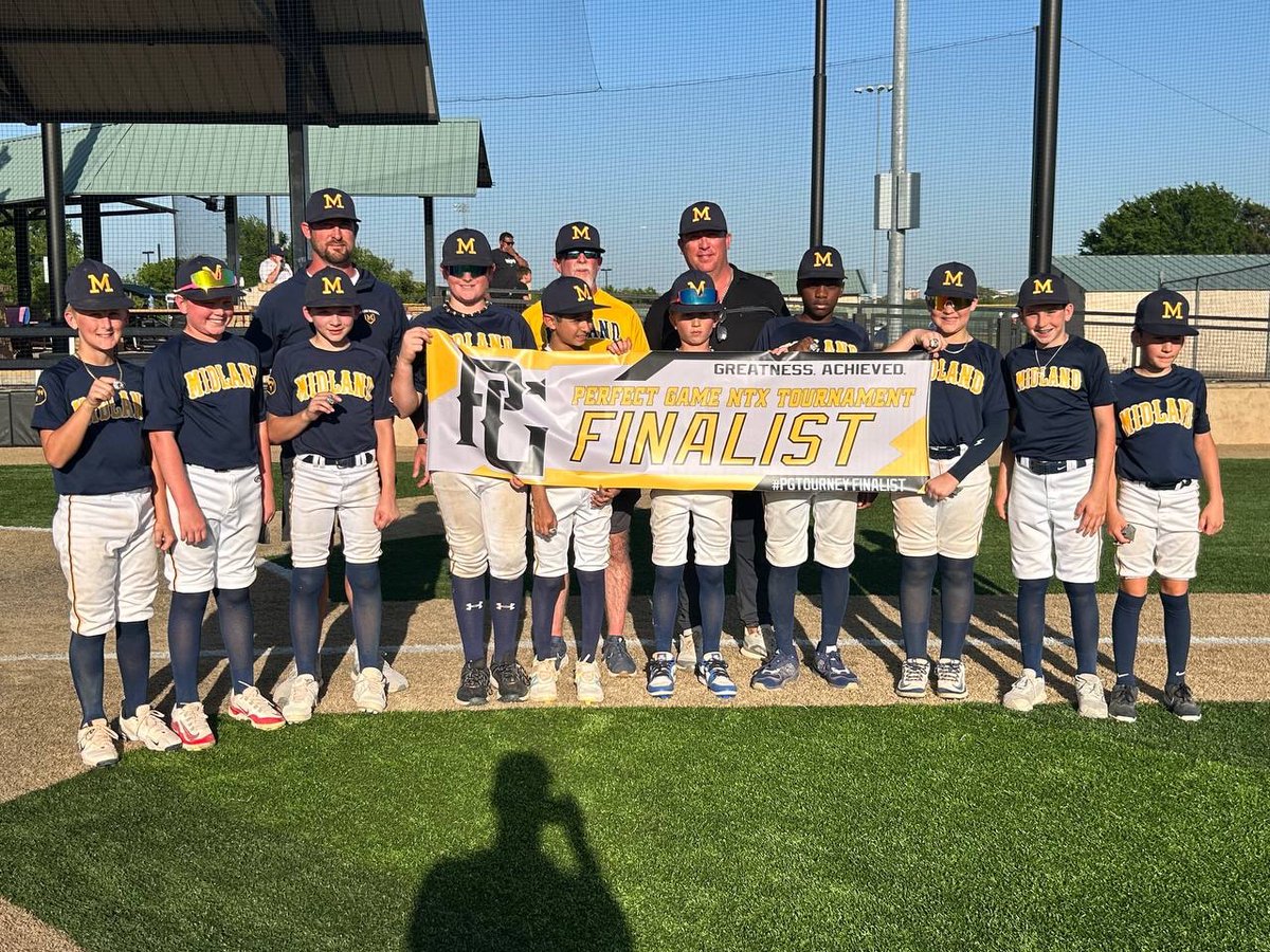 PG_NTX's tweet image. 2025 12U AAA NTX Elite Championship

🏆Champions: @TBTTexas 11U Black
🥈Finalist: Midland Bulls 12U Styles
🏅MVP: Uriah Mintz (perfectgame.org/Players/Player…) 6R 6H 2B HR 9RBI 5SB 2BB
🏅MVPitcher: Max Davenport (perfectgame.org/Players/Player…) 5.0IP 2K 1H BB 0R