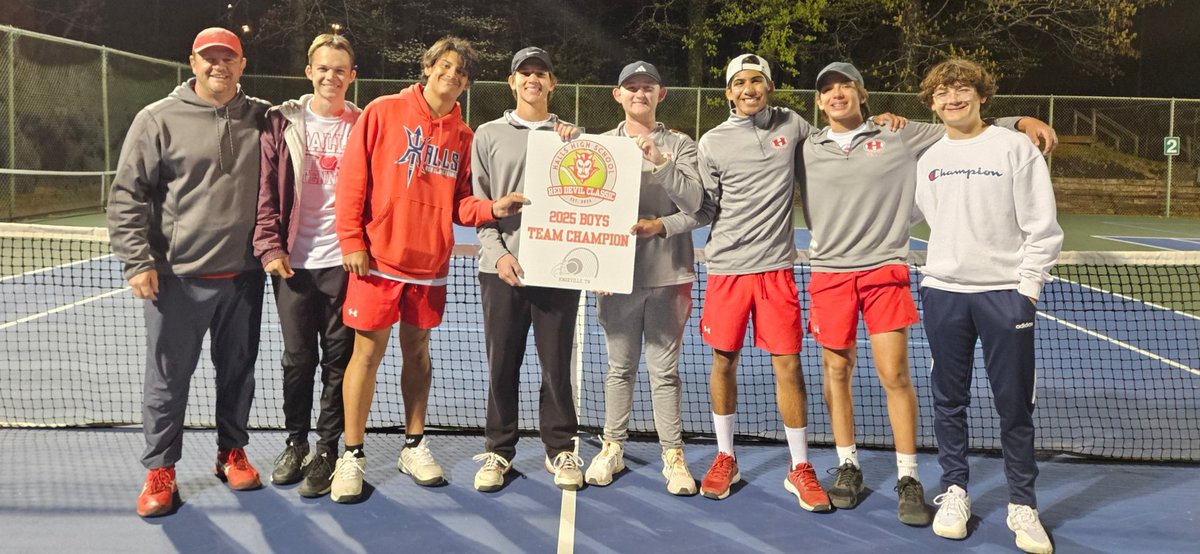 The Halls boys protected their home courts to win the Red Devil Classic!  Let's go BOYS!!!