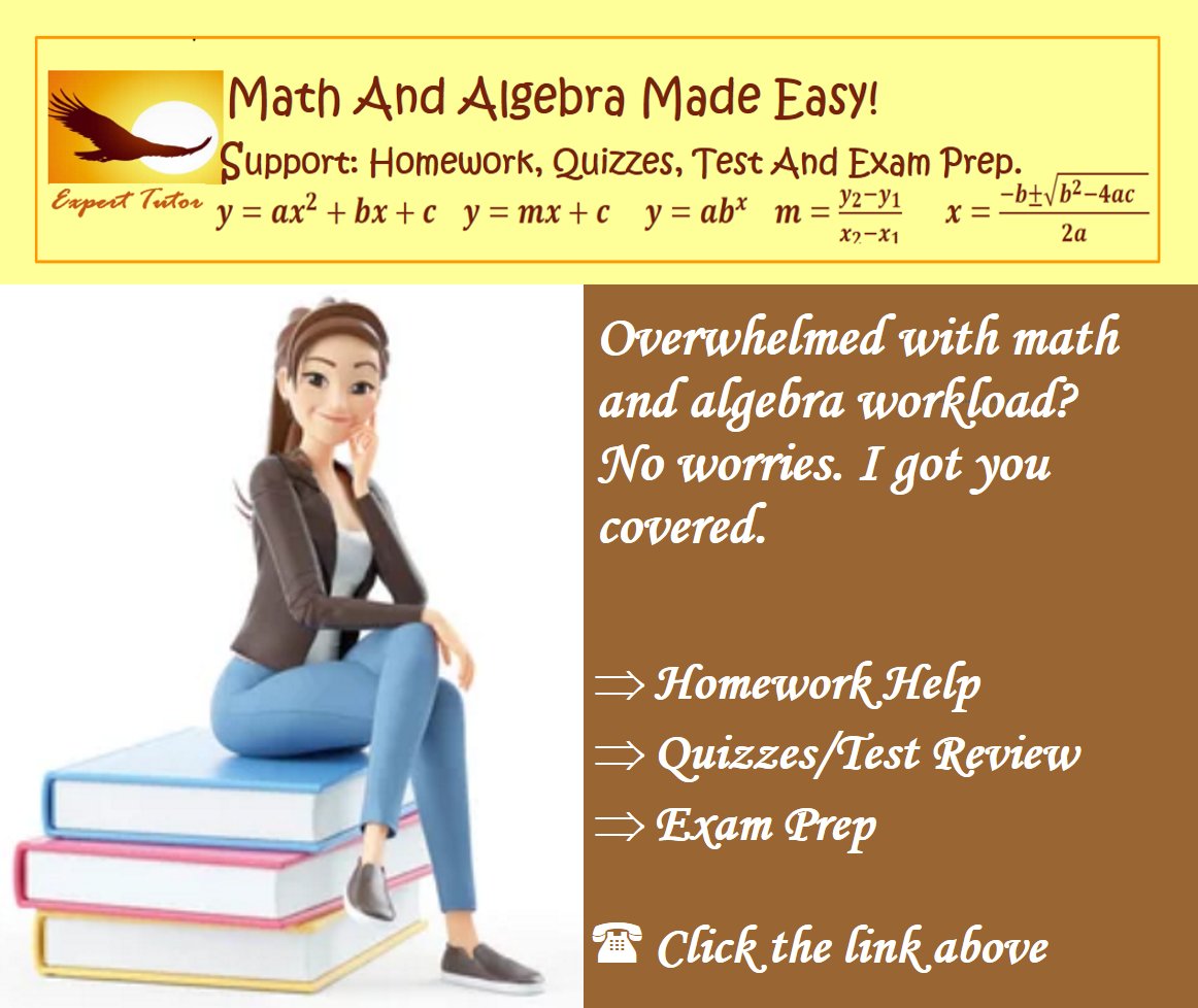 kelvin755's tweet image. Are you struggling to master math and algebra concepts? Do you feel like math isn’t just for you? 

No worries! You can achieve success with ease by working with a highly skilled tutor. Click the link to gain access. preply.com/en/tutor/488471
#SATMath #AlgebraTutor #MathTutor