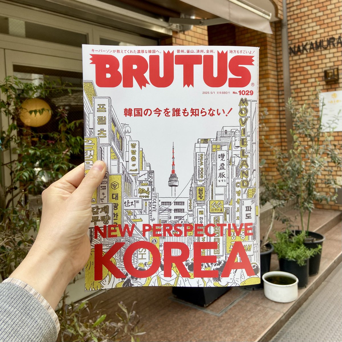 BRUTUSは、韓国。