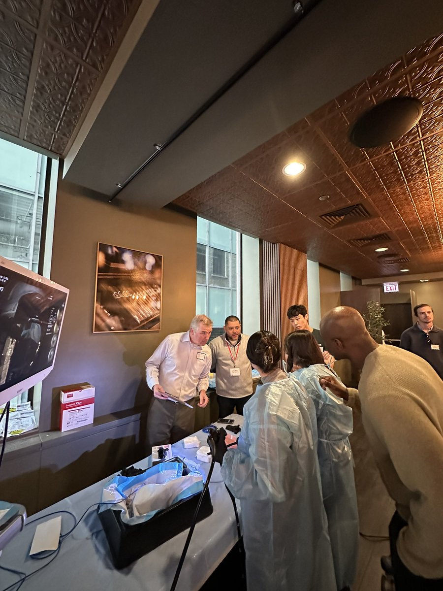 Rush_GI's tweet image. SO proud of our fellows for winning 1st place🥇🏆 in yesterday’s inaugural scope-a-pallooza fellows scoping competition in Chicago hosted by Cook Medical!!
And shout out to the best coach @NealMehtaMD!🙌🏻
@CookMedical @OvescoEndoscopy @FujifilmX_US @I_Waxman_AHC @LisaEdgerton_GI