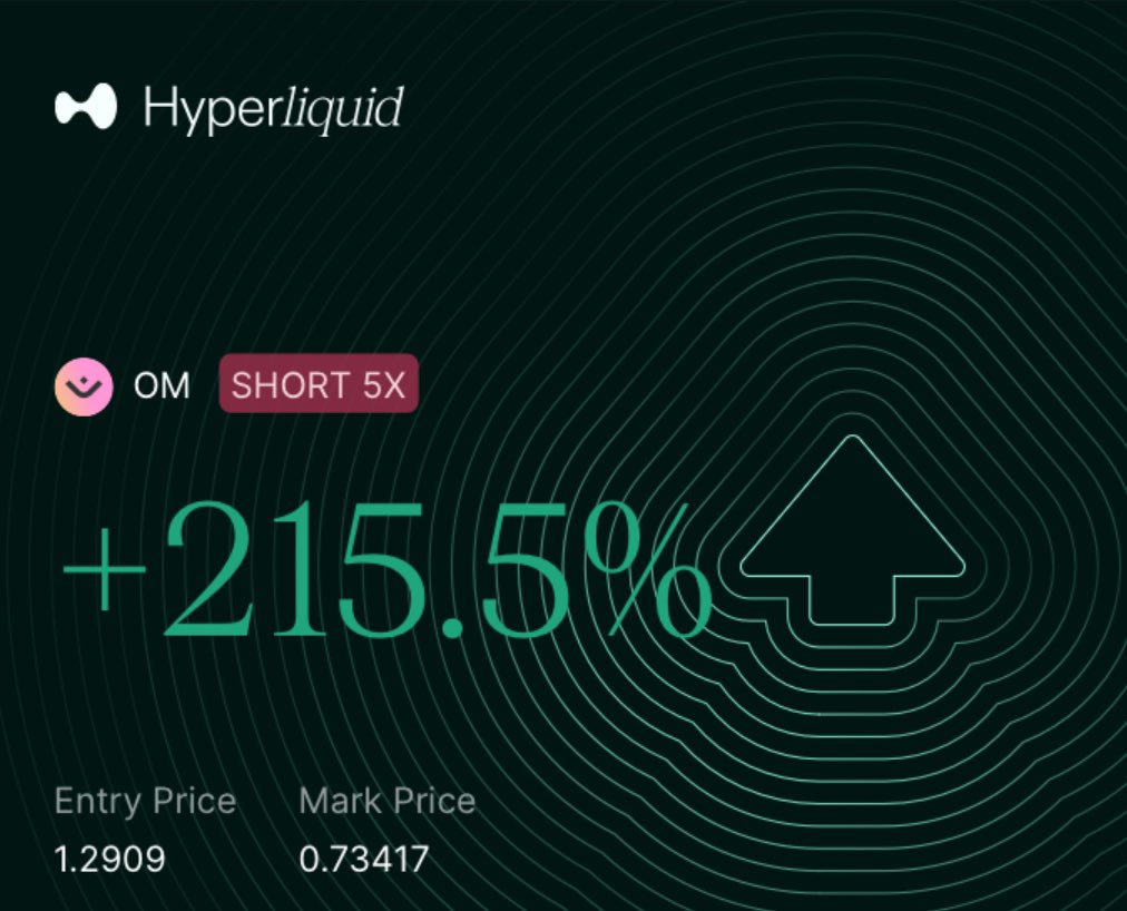 Free money thanks $OM