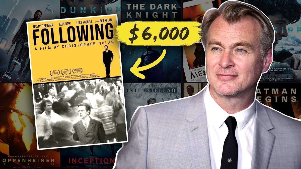 techjunkiejh's tweet image. How #ChristopherNolan Made His First Film buff.ly/UPyrExr #MoviesTvTj #Entertainment  (video, it didn’t look cheap, he learned on the job!) #Filmmaking #Cinema #Storytelling #Screenplay #Plot #Creatives  #Director #LowBudget #IndieFilms #Sound #VFX #Education