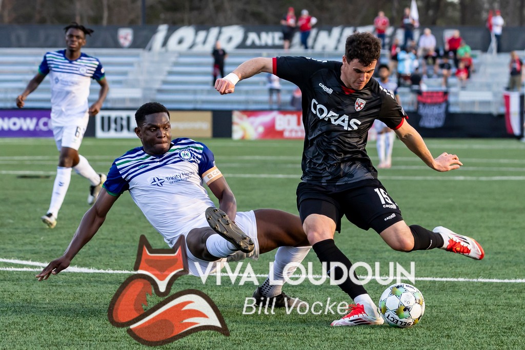 April 5, 2025 - Loudoun United continued their home unbeaten streak with a 2-0 win over Hartford  during a match at Segra Field. 

Steal a glimpse at Bill Vocke's super soccer shots here:  bit.ly/3Yvu7Dr

You'll get a kick out of <a href="/LoudounSc/">Loudoun Soccer</a>' s super soccer programs!