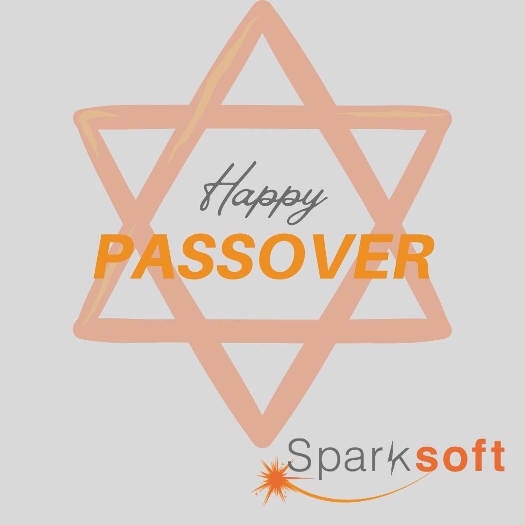 SparksoftCorp's tweet photo. Sparksoft wishes all who celebrate a meaningful and joyful Passover! #passover2025 https://t.co/TqDrLpPrLO