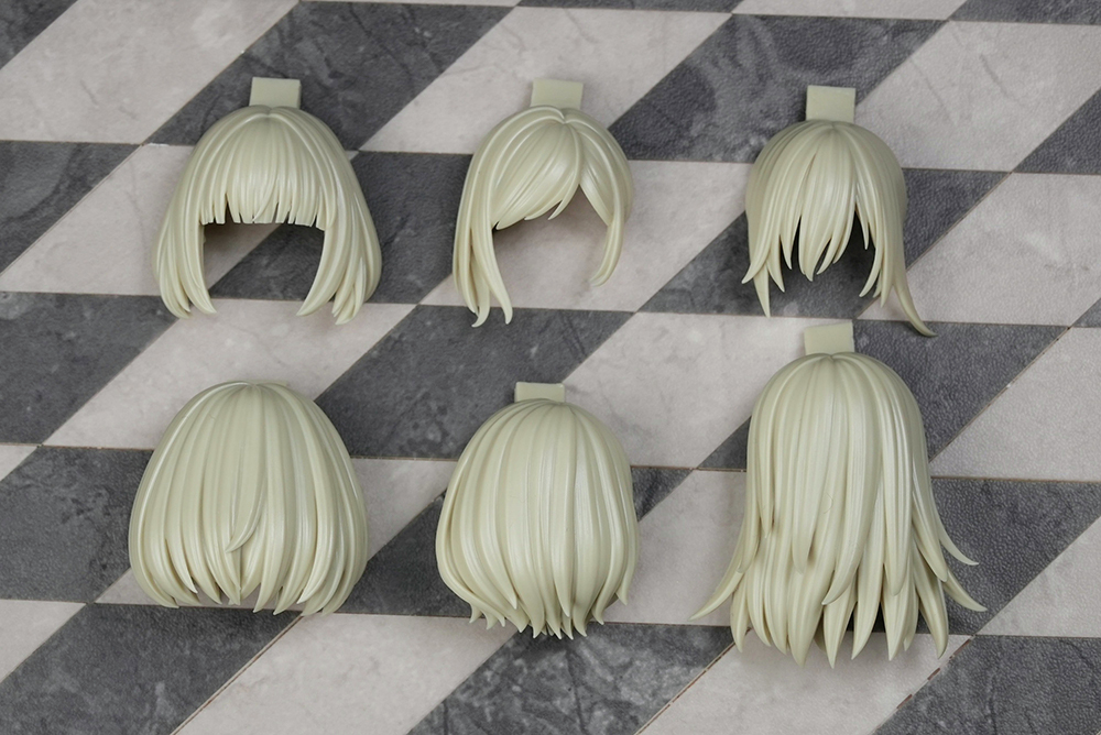 予約開始】フレームアームズ・ガール 改造パーツセット 髪の毛(全3種