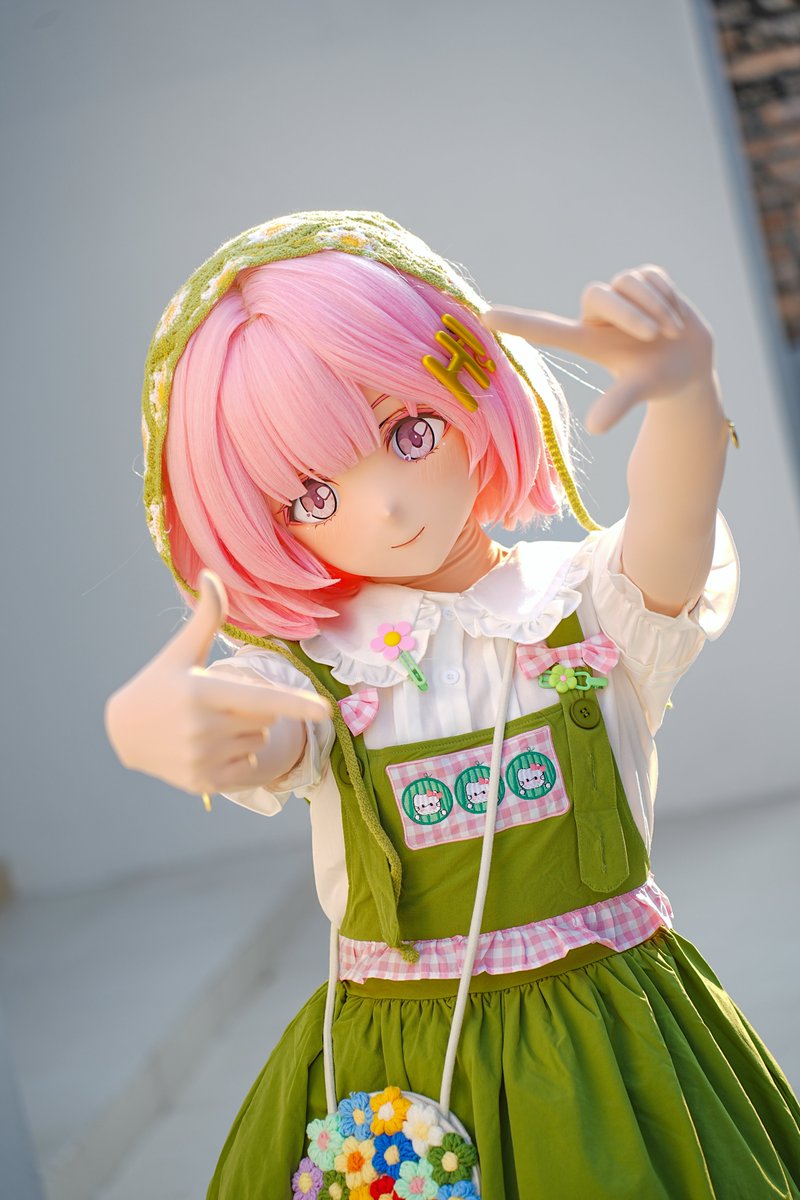 走！晒太阳去！烦恼豆沙掉！
#kigurumi 
#hidolls
#定制头壳