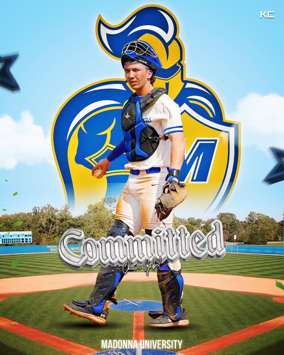 Chase Gabel (@chase_gabel) on Twitter photo Beyond blessed to announce my commitment to Madonna University. I want to thank Coach Huard for this opportunity and for everyone who has helped me throughout this journey.
<a href="/drew_huard/">Drew Huard</a> <a href="/MUCrusadersBSB/">Madonna Baseball</a> <a href="/CoachAlexHales/">Alex Hales</a> Beyond blessed to announce my commitment to Madonna University. I want to thank Coach Huard for this opportunity and for everyone who has helped me throughout this journey.
<a href="/drew_huard/">Drew Huard</a> <a href="/MUCrusadersBSB/">Madonna Baseball</a> <a href="/CoachAlexHales/">Alex Hales</a>