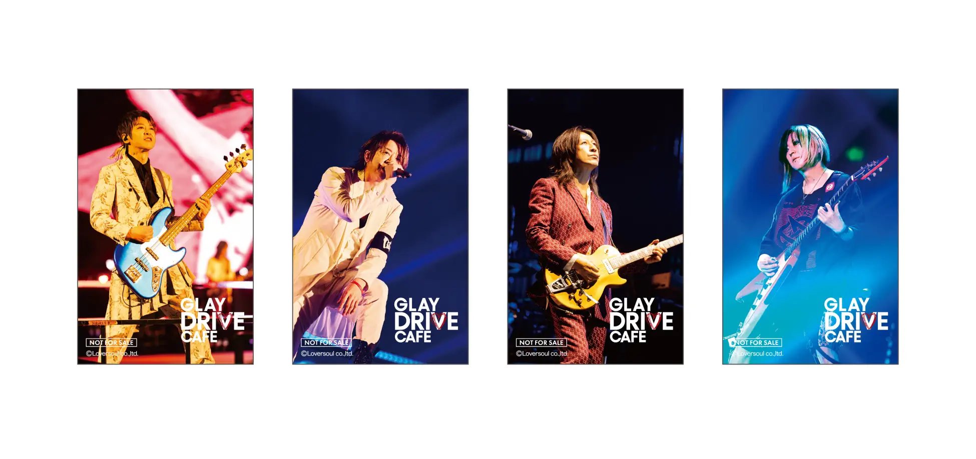 GLAY　TSUTAYAカフェ　アクリルコースター GLAY DRIVE CAFE アクリルコースター① - メルカリ