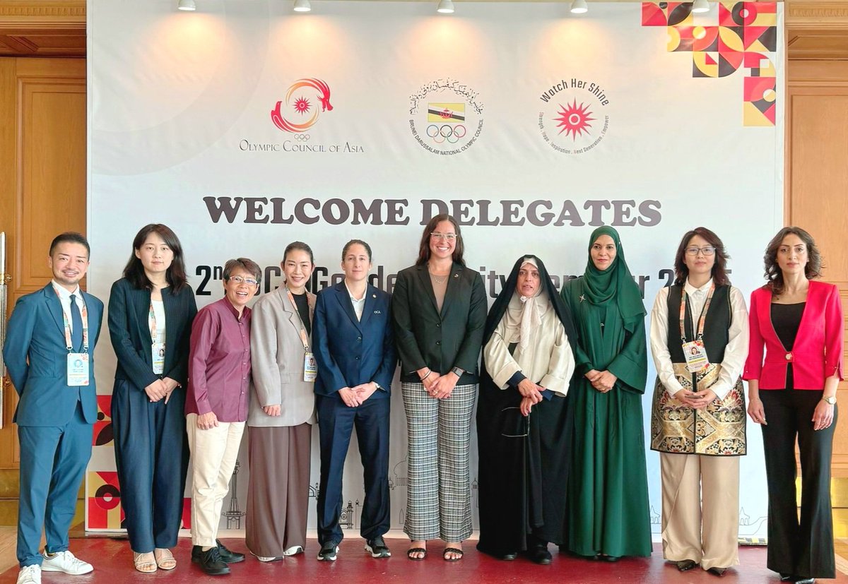 مشاركة عمانية في بروناي
شاركت السيدة.سناء بنت حمد البوسعيدية_ عضو لجنة المساواة بين الجنسين بالمجلس الأولمبي الآسيوي في الاجتماع الثاني للجنة يوم الأحد 13 أبريل 2025 برفقة الفاضلة.مريم الحوسنية عضو مجلس ادارة اللجنة العمانية لرياضة المرأة.
<a href="/AsianGamesOCA/">Olympic Council of Asia</a>
#المجلس_الأولمبي_الآسيوي