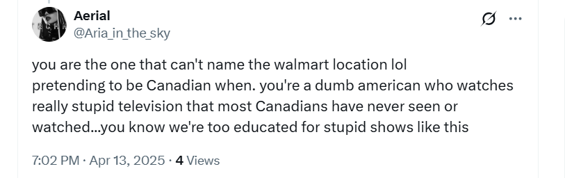 CricketsMatter's tweet photo. This little liberal just called Bob and Doug McKenzie stupid and retarded. She claims most Canadians have never watched their show and have never heard of them. And fully admits she had to google them lmao! Talk about being unCanadian. https://t.co/DACHnDTrrs