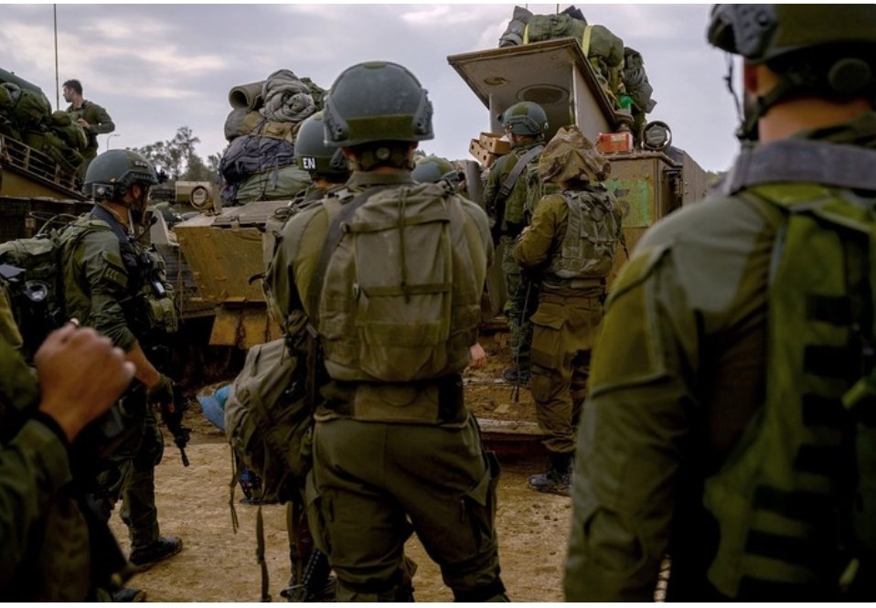 CollinsDuncan4's tweet photo. A small group of reservists from Israel’s elite military intelligence unit joined a call for an immediate return of the hostages in Gaza even if it requires an immediate end to the war, in a sign of a growing protest movement after more than 18 months of war. https://t.co/yc0yyBKKNL