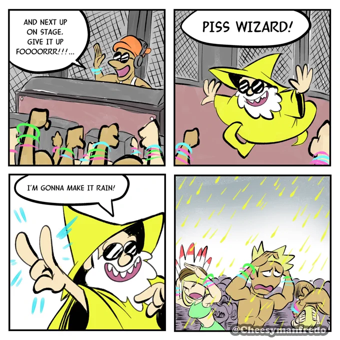 @MalcmanIsHere He's actually a reference to my character the Piss Wizard 