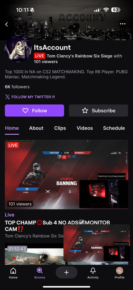 Actively playing with cheaters and view botting. Crazy world we live in