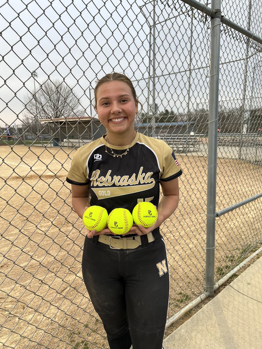 Kyla Schulte (@kylaschulte2026) on Twitter photo Had a good day on Saturday with <a href="/NEGold319/">Nebraska Gold 319 Berning</a>!! I went 8 for 9 at the plate with 3 home runs and 2 doubles. First time with back to back to back home runs!
<a href="/KristleWolcott/">Kristle Wolcott</a> <a href="/morgan_goedken/">Morgan Goedken</a> <a href="/CoachFerrill/">Ron Ferrill</a> Had a good day on Saturday with <a href="/NEGold319/">Nebraska Gold 319 Berning</a>!! I went 8 for 9 at the plate with 3 home runs and 2 doubles. First time with back to back to back home runs!
<a href="/KristleWolcott/">Kristle Wolcott</a> <a href="/morgan_goedken/">Morgan Goedken</a> <a href="/CoachFerrill/">Ron Ferrill</a>