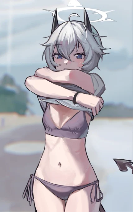 #ブルアカ旗見エリカ運動部ほどきたわってないし、キララちゃんよりスタイルよくないから若干恥ずかしい 