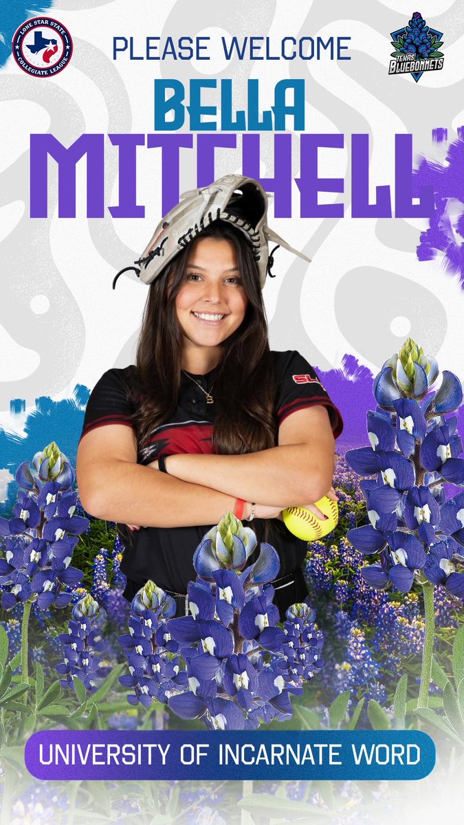 Welcome ⁦<a href="/bellamitchell78/">bella mitchell</a>⁩ to The Texas Bluebonnets 🪻

⁦<a href="/UIWSoftball/">UIW Softball</a>⁩