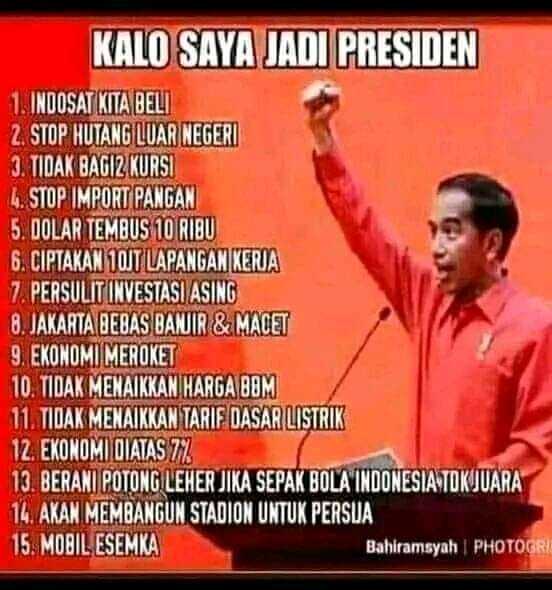 Epon8888's tweet photo. #Hidup_Jokowi. ✊
...&amp; tak satu pun JANJI terBUKTI !! Bener pora.Son ?🙄🤦‍♂️😭🇮🇩 https://t.co/jzWEeUYj2v