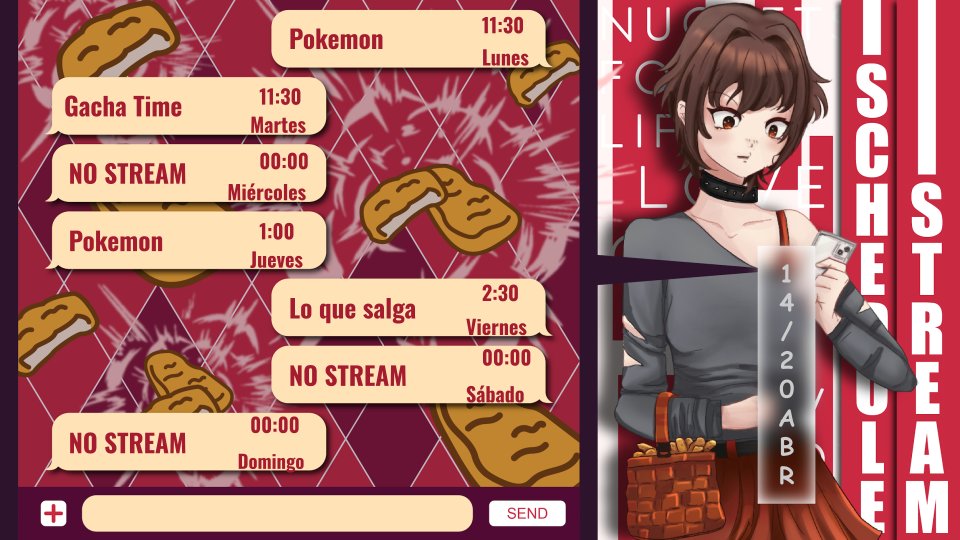 Horario de la semana UwU