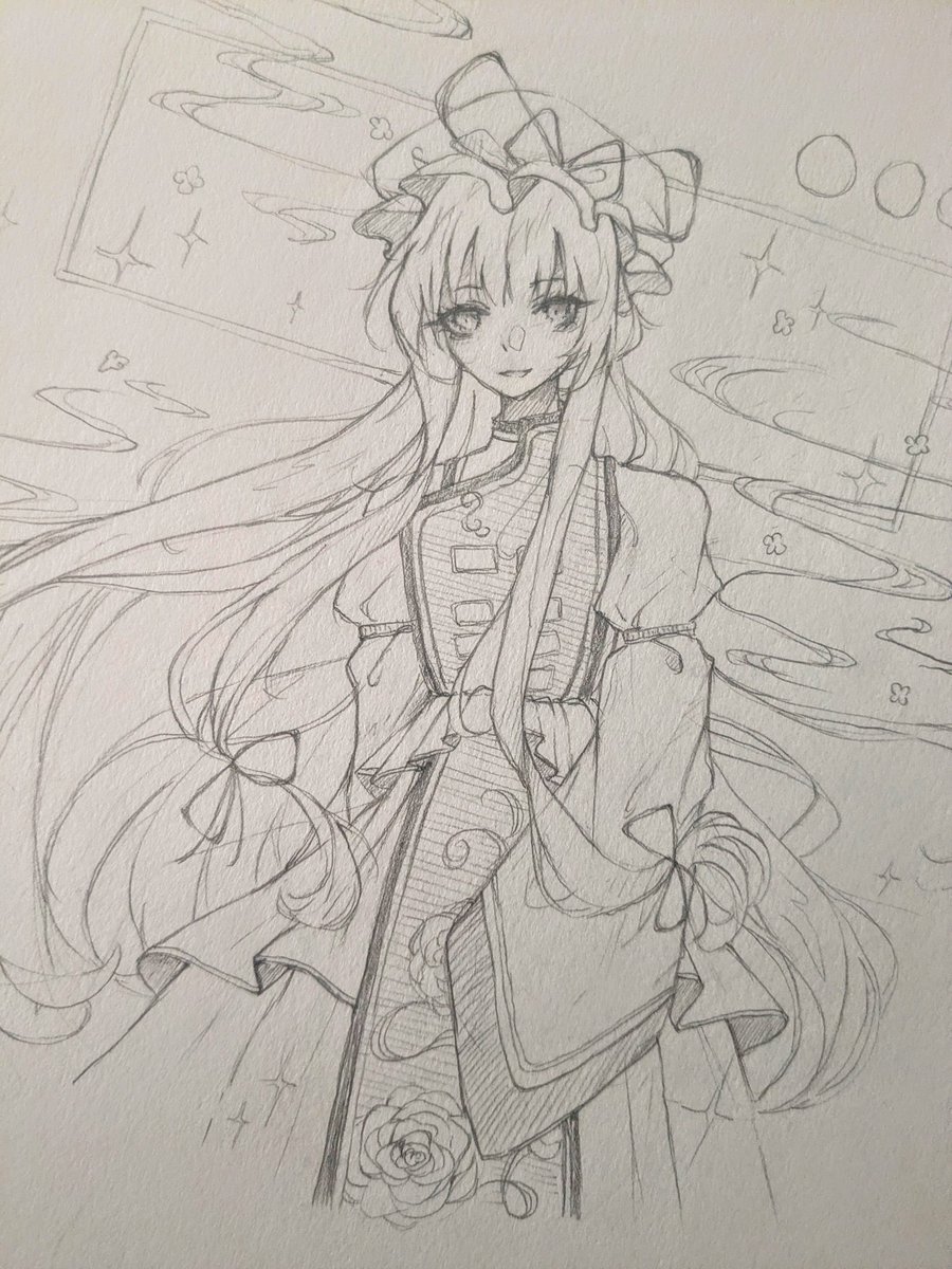 yukari I drew a while ago