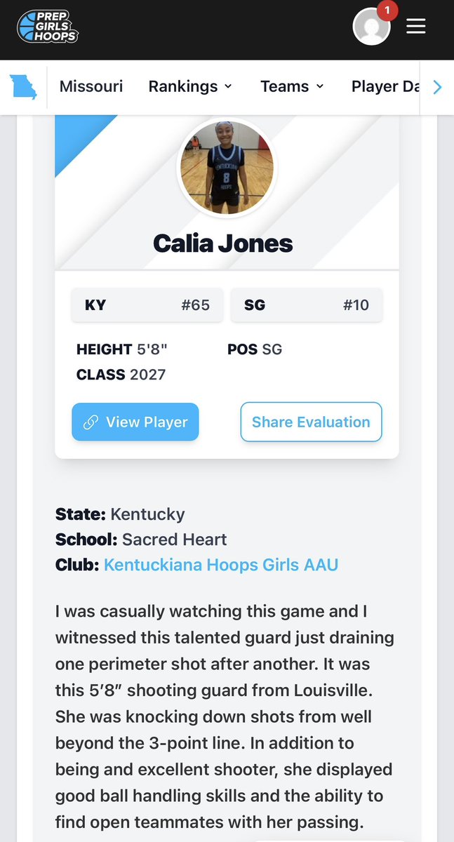 Kentuckiana Hoops Girls AAU (@kyin_hoops_gbb) on Twitter photo <a href="/caliajones_8/">Calia Jones</a> was BALLIN in St. Louis this weekend and caught the eye of <a href="/PGHMissouri/">Prep Girls Hoops Missouri</a> <a href="/caliajones_8/">Calia Jones</a> was BALLIN in St. Louis this weekend and caught the eye of <a href="/PGHMissouri/">Prep Girls Hoops Missouri</a>