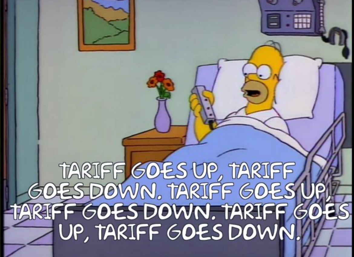 tobyeggleston's tweet image. This is how the current tariff policy process appears to me.