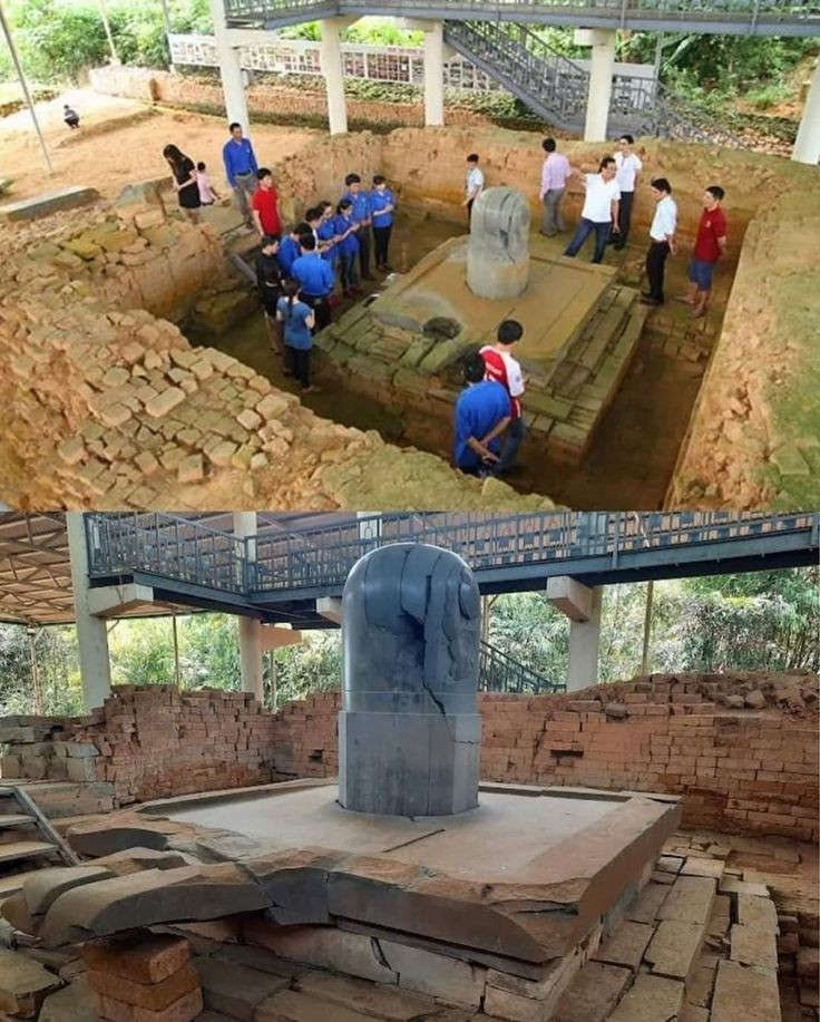 LostTemple7's tweet photo. Thread of archaeological discoveries on Earth 🧵

1. The accidental discovery of largest stone of God Shiva in Vietnam, 1985. https://t.co/NM0qDW3miu
