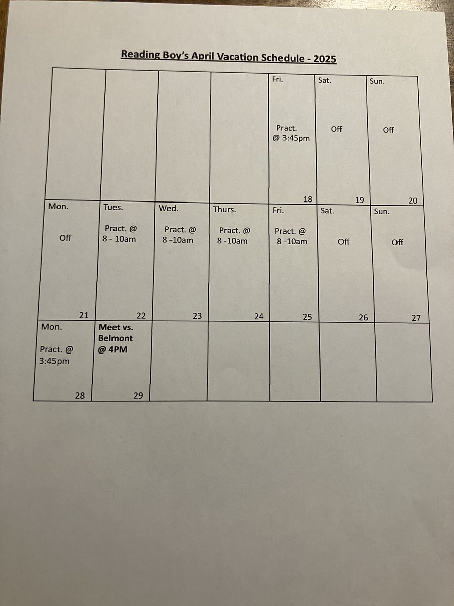 Reading Track and Field tweet media