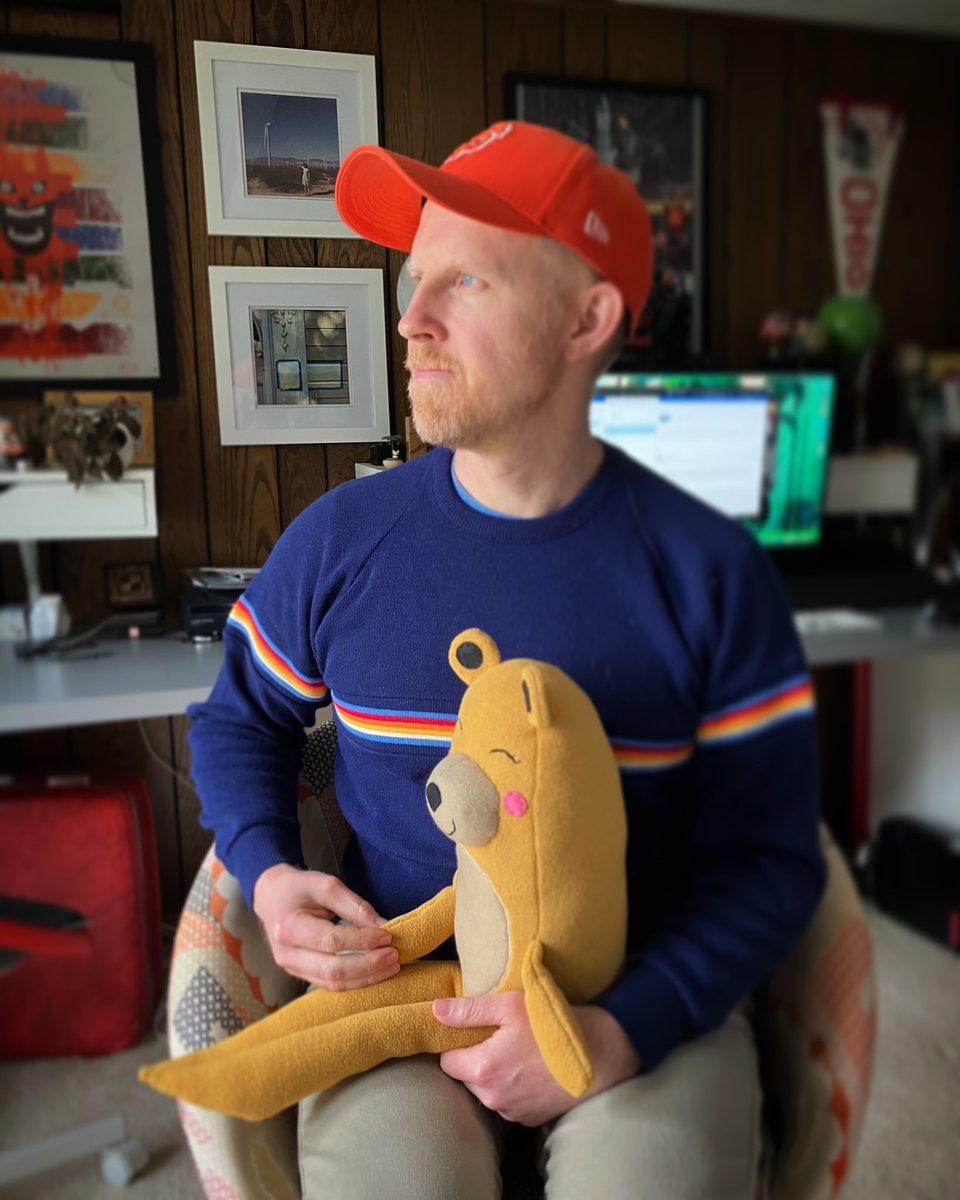 What does the future hold for us? Hopefully honey and a bug free demo. #indiegame #indiegamedev #plushie