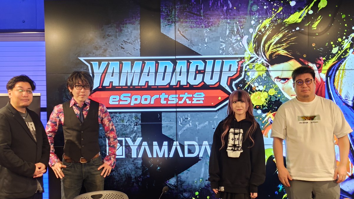 yamada_official's tweet photo. 第14回 #YAMADACup
#スト6 同キャラ3on
ご参加、ご視聴ありがとうございました
皆様のおかげで良い大会になりました
���ールさん、ストーム久保さん、こく兄さん、桃井ルナさんも
大会を盛り上げていただき、とても感謝です
#ヤマダカップ
https://t.co/OUdYjfTjDS https://t.co/SIBiH8rJJC