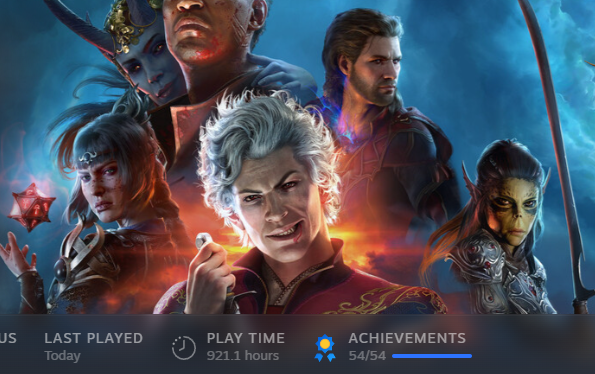 DoubleL115's tweet photo. I FINALLY got all achievements in Baldur's Gate 3! Truly the greatest game of all time. https://t.co/MN5QoX5Kkv