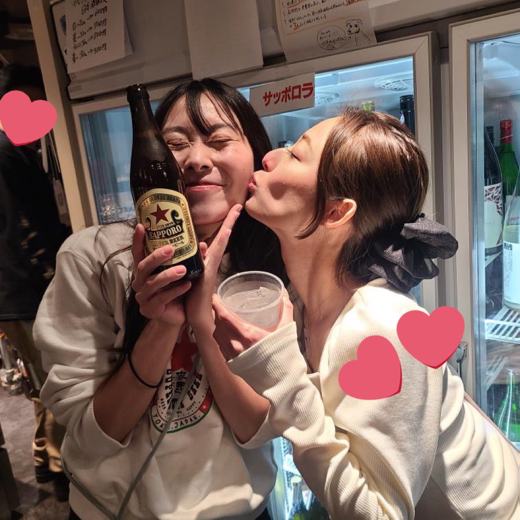 さて！実は昨日は！🙌

お友達のお店お顔を出して帰ってきました🙌♡大好きなかなはと飲めて幸せぇええ！⭐️