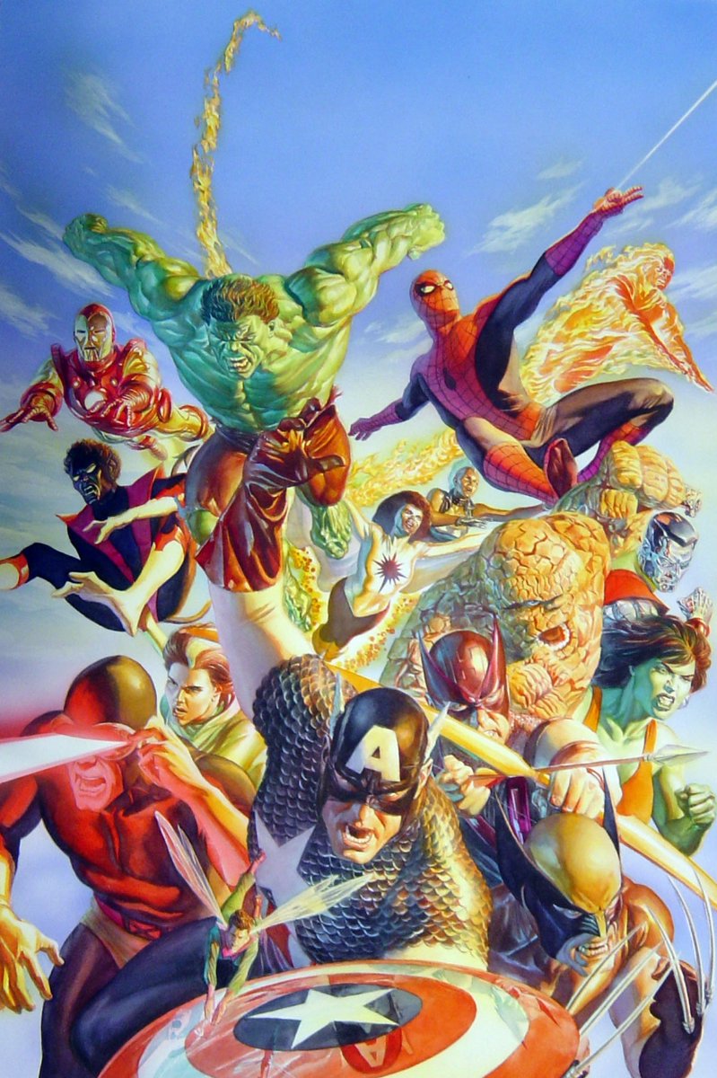 Are you a Marvel fan? Are you an artist? Let's do a collab! The goal is to recreate the original  Secret Wars poster with the character of your choice! You can even do a character that's not on the cover!

If you want to participate, DM me or reply to this post!