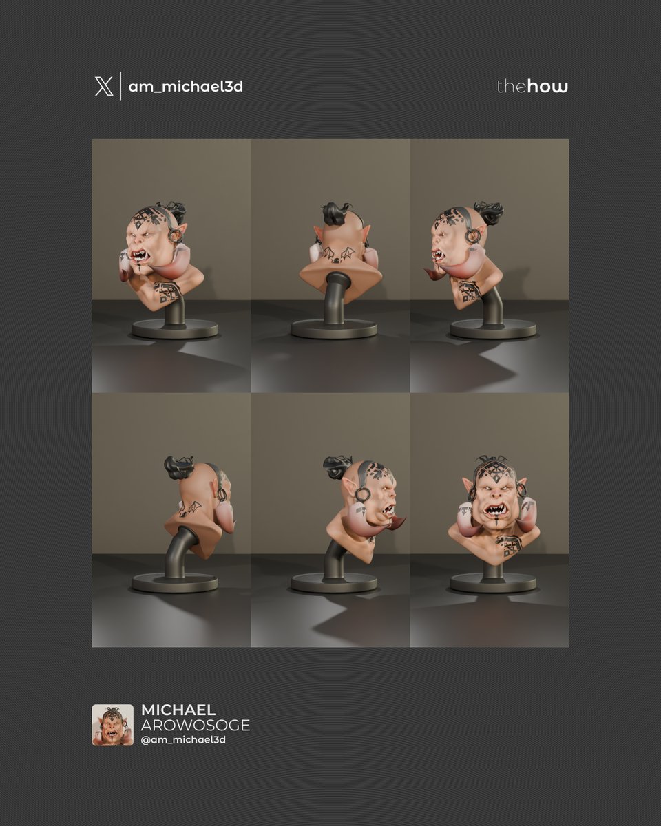 am_michael3d's tweet image. ✅ Finally here.
Thanks for following Ziga’s sculpting journey from mesh to mood 🧠🎨
Let’s keep creating, keep sculpting, and keep growing 💪

#am_michael #Michael #Michael3d #CharacterModeling #Sculpting #Sculpt #Animation #Animate #CharacterAnimation #Blender #3dCharacter #3d