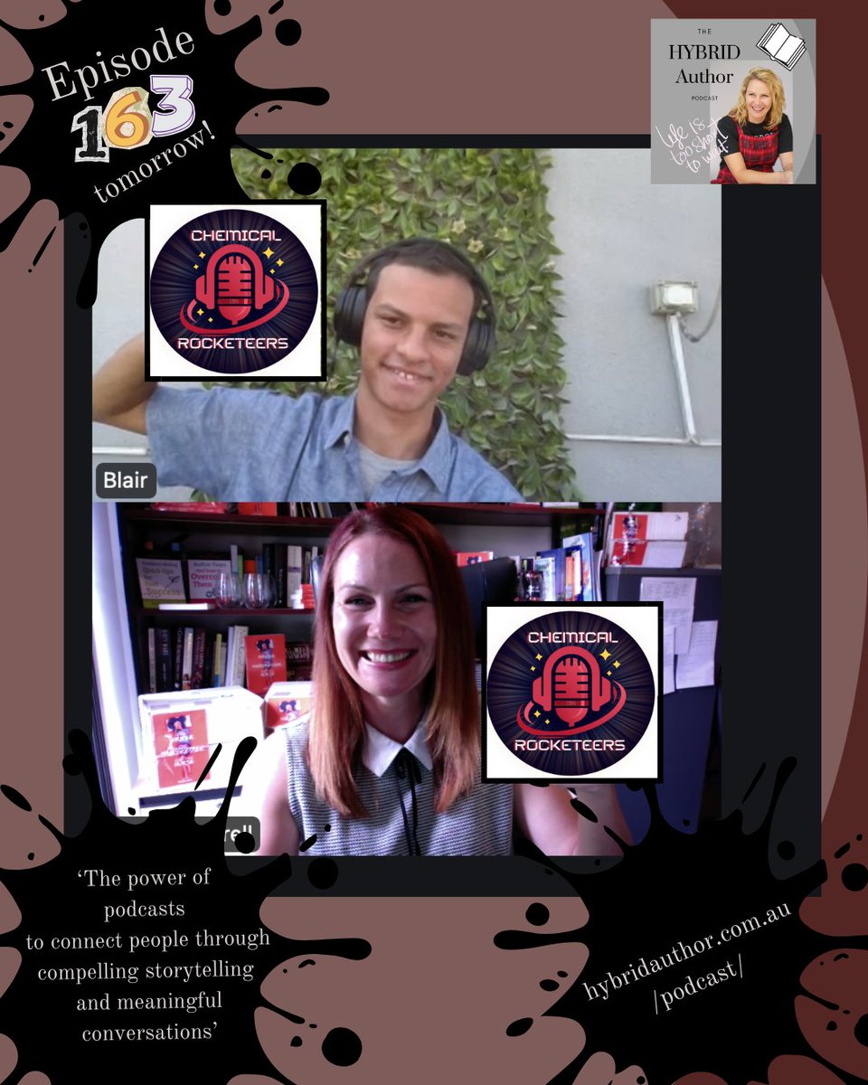 Nothing beats chatting with a fellow podcaster about 'the power of podcasts'. 

Devin Blair sharing all the ins and outs of fiction based podcast, Chemical Rocketeers, connecting with people through compelling storytelling. Dropping tomorrow!

hybridauthor.com.au/podcasts/