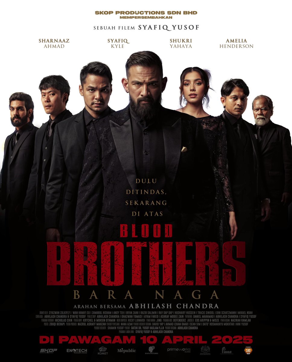 another great movie by <a href="/syafiqyusof/">Syafiq Yusof</a> #BloodBrothers really have a good script &amp; storyline,action+drama really well related, camera shot &amp; angle semua on point especially fight scene lawa betul shot dia, editing color and vibes semua mmg bawa vibes hollywood, 9.5/10! support local!
