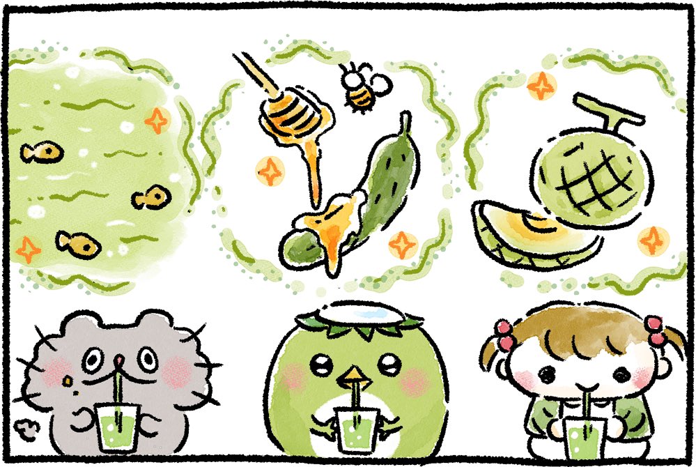 それぞれのイメージ🍹
#ねこのぶーちゃん4コマ 