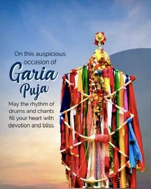 Jishnu_Devvarma's tweet image. Garia Puja -  the sacred festival of Tripura. 
May The   Lord of Success and Prosperity - Baba Garia shower blessing on all.