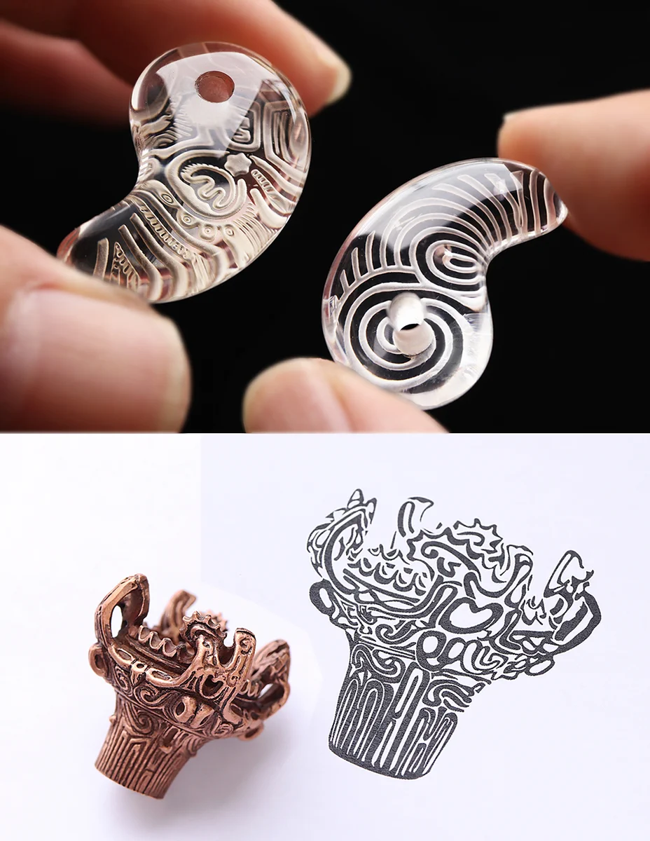 火焔形土器　勾玉装飾 縄文アクセサリーDo_goods】 on X: 